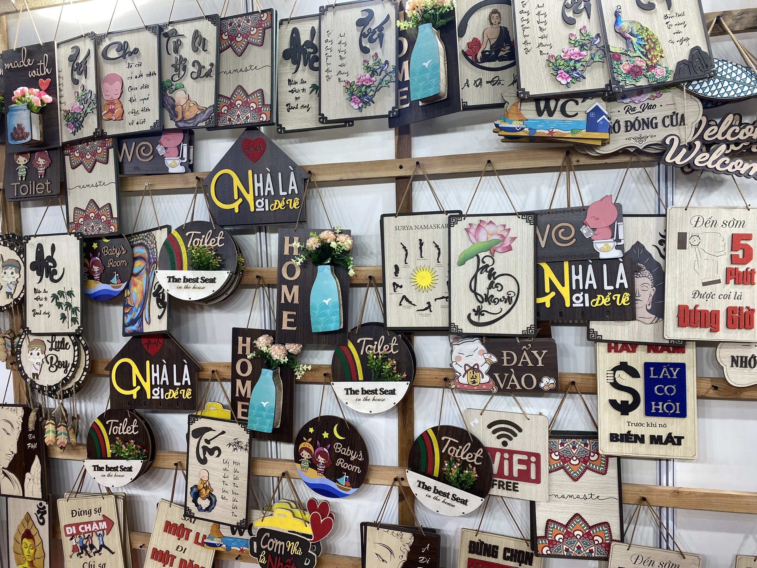 Bảng gỗ trang trí